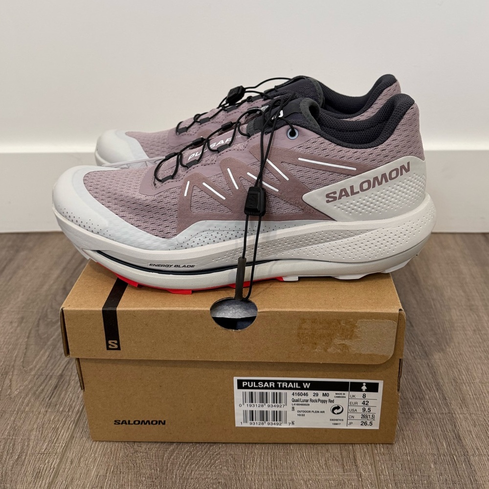 *NEW IN BOX* Salomon Pulsar Trail Women’s Size 9.5